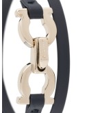 Gancini leather wrap-around bracelet