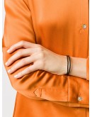 leather Gancini bracelet