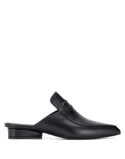 Gancini pointed toe mules