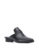 Gancini pointed toe mules