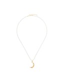 Stardust gold-plated sterling silver pearl necklace