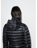 concealed-hood zip-up puffer jacket