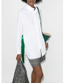 oversized belted shirt