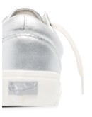silver old skool leather sneakers