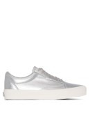silver old skool leather sneakers