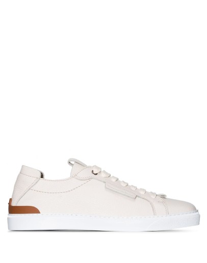 Deer Trip stitch leather sneakers