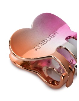 logo engraved hair clip