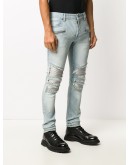 distressed skinny fit jeans