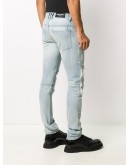 distressed skinny fit jeans