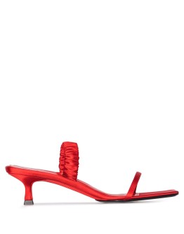 Georgia satin mules