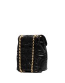 Gancini quilted leather backpack