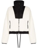 Maglia faux-shearing cropped jacket