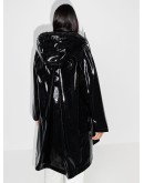 Pott vinyl hooded coat