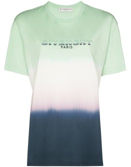 tie-dye logo T-shirt