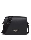 triangle logo shoulder bag