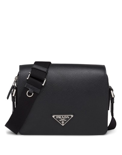 triangle logo shoulder bag