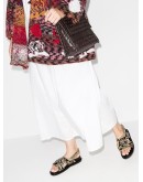 Fussbett snake-print sandals