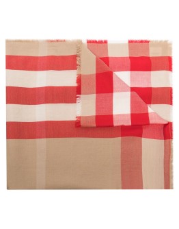 checked cashmere scarf