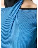 fringed knitted dress