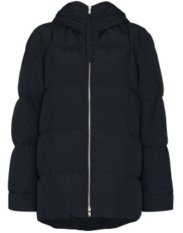 hooded puffer coat