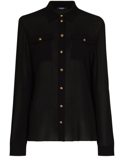 Georgette silk shirt