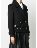 cropped double-breasted jacket