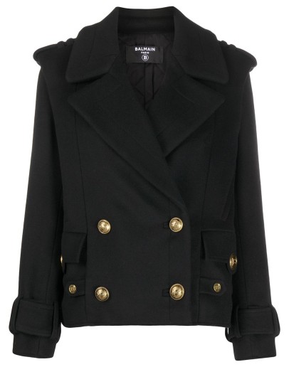 cropped double-breasted jacket