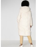 Plus hooded puffer coat