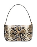 Miranda snake-effect shoulder bag