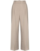 Elvira belted wide leg trousers