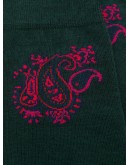 paisley-pattern jacquard socks