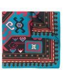 silk logo scarf