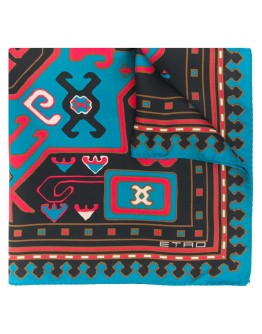 silk logo scarf
