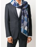 checkered print scarg