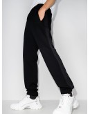 logo tape track pants