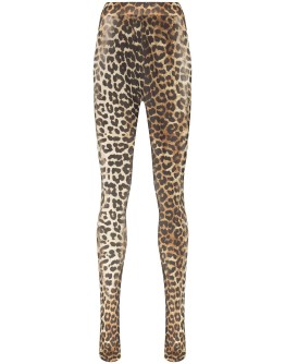 leopard print tights