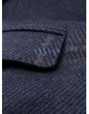 plaid single-breasted coat