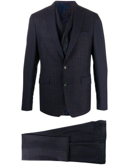 slim two-piece suit