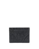 paisley print card holder