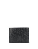 paisley print wallet