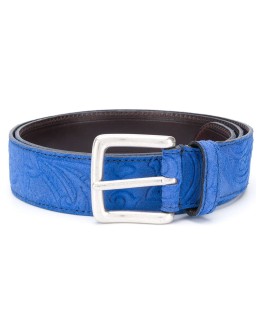 paisley detail belt