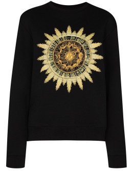 Sundial-print sweatshirt