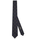embroidered tie