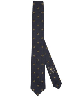 embroidered tie