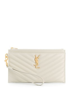 Monogram bill pouch