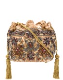 crystal-embellished bucket bag 