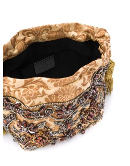 crystal-embellished bucket bag 