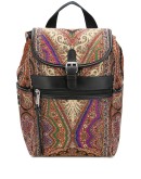 paisley-print small backpack 