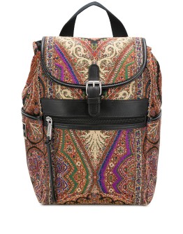 paisley-print small backpack 