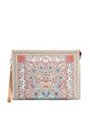 paisley print make-up bag